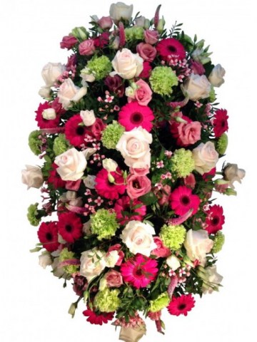 aColorful funeral arrangement 112e